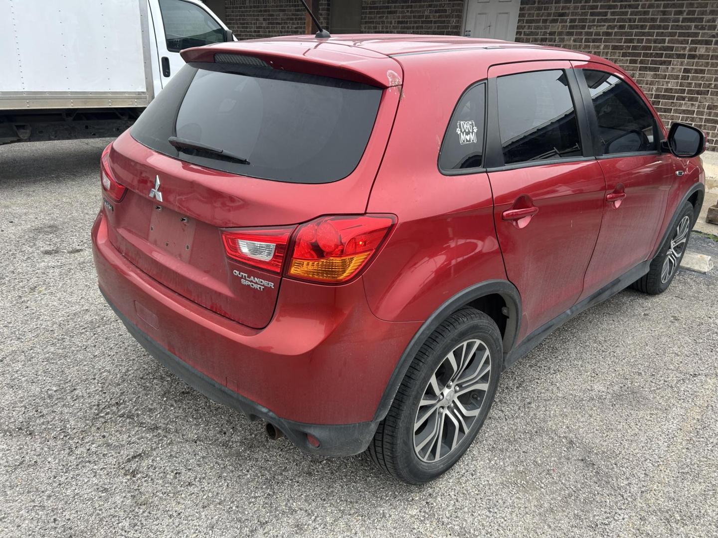 2016 Red Mitsubishi Outlander Sport 2.0 ES CVT (JA4AP3AUXGZ) with an 2.0L L4 DOHC 16V engine, CVT transmission, located at 1687 Business 35 S, New Braunfels, TX, 78130, (830) 625-7159, 29.655487, -98.051491 - Photo#2