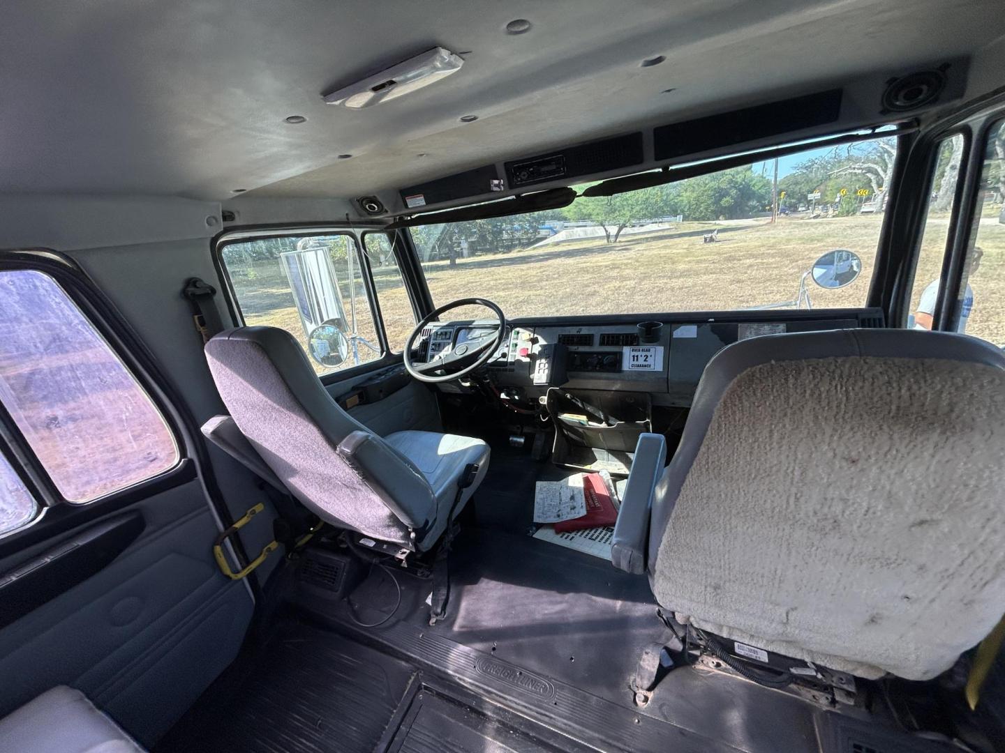 2002 White Freightliner FL70 - (1FVABTBS52D) with an 8.3L L6 DIESEL engine, located at 1687 Business 35 S, New Braunfels, TX, 78130, (830) 625-7159, 29.655487, -98.051491 - Photo#5