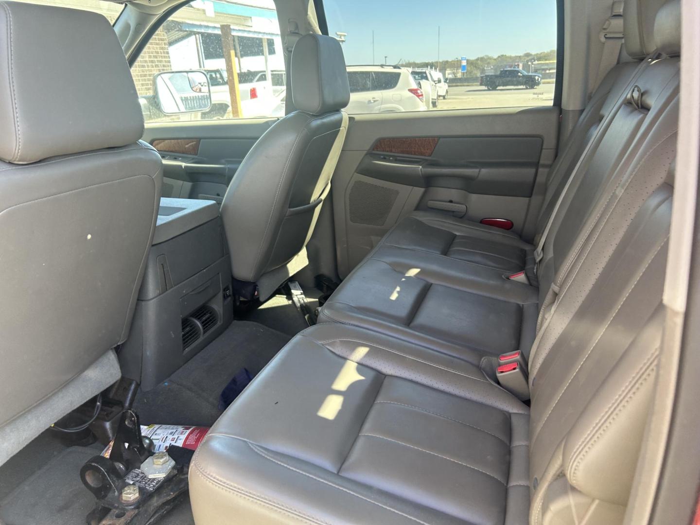2006 Red Dodge Ram 3500 Laramie Mega Cab 4WD DRW (3D3MX49C66G) with an 5.9L L6 OHV 24V TURBO DIESEL engine, located at 1687 Business 35 S, New Braunfels, TX, 78130, (830) 625-7159, 29.655487, -98.051491 - Photo#7