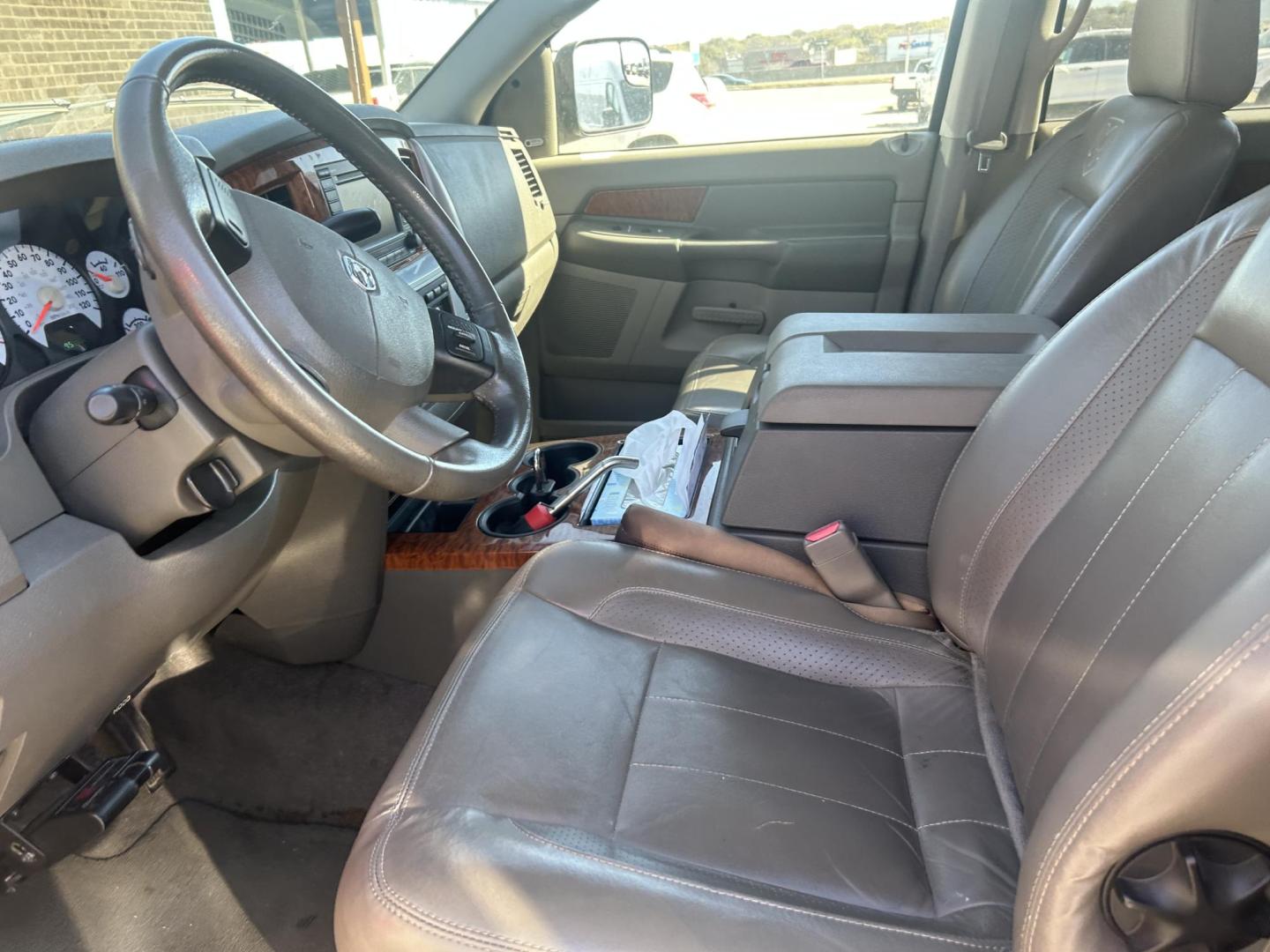 2006 Red Dodge Ram 3500 Laramie Mega Cab 4WD DRW (3D3MX49C66G) with an 5.9L L6 OHV 24V TURBO DIESEL engine, located at 1687 Business 35 S, New Braunfels, TX, 78130, (830) 625-7159, 29.655487, -98.051491 - Photo#5