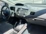 2009 Blue Honda Civic LX Coupe 5-Speed AT (2HGFG12649H) with an 1.8L L4 SOHC 16V engine, 5-Speed Automatic transmission, located at 1687 Business 35 S, New Braunfels, TX, 78130, (830) 625-7159, 29.655487, -98.051491 - Photo#4