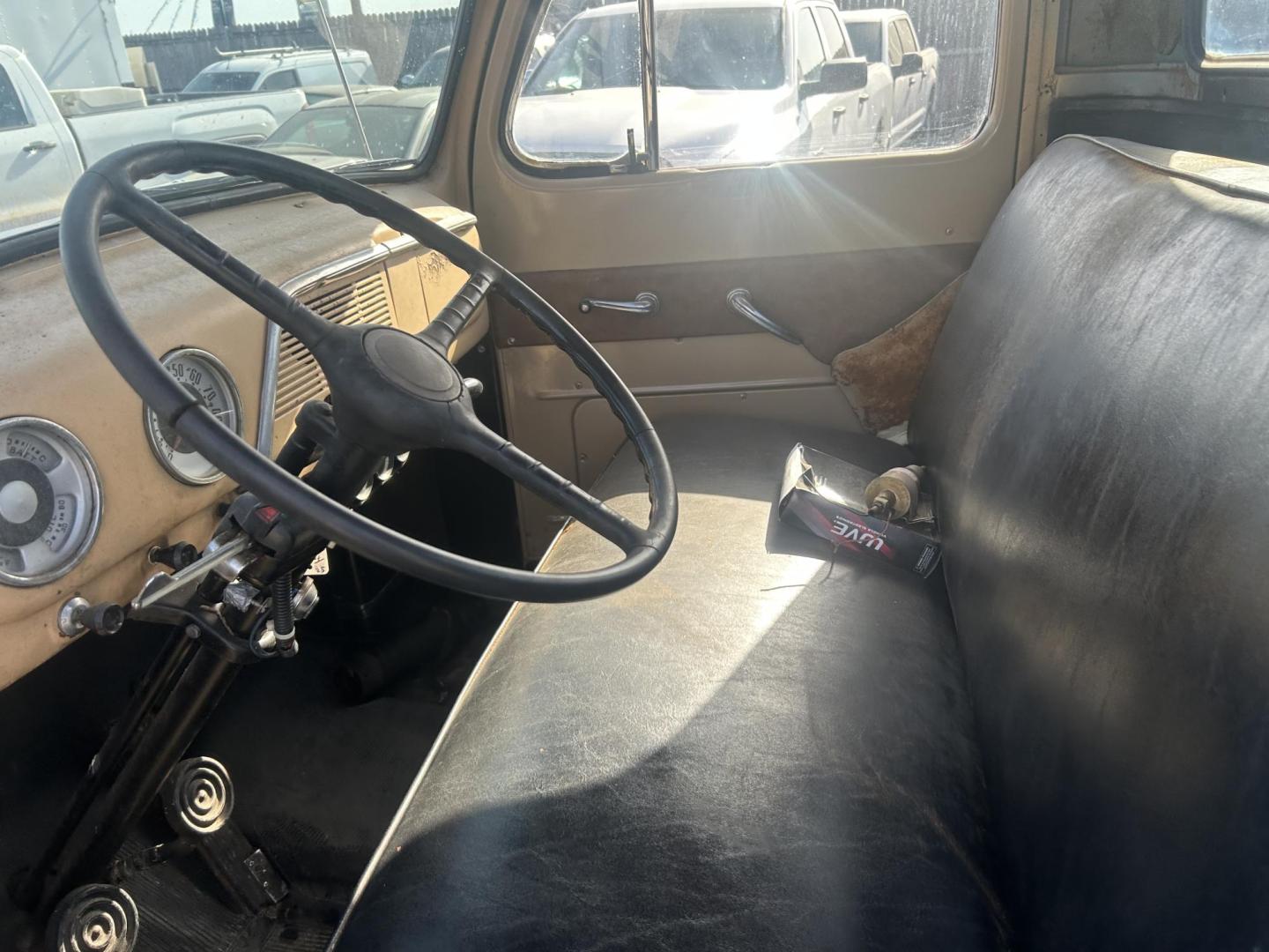 1951 Red Ford F1 (F1R1MP27931) with an V8 engine, 3SPD transmission, located at 1687 Business 35 S, New Braunfels, TX, 78130, (830) 625-7159, 29.655487, -98.051491 - Photo#8