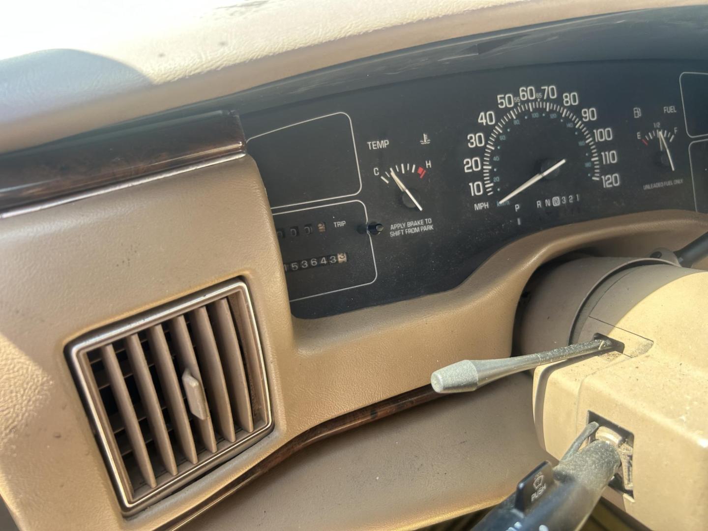 1994 Tan Buick Roadmaster Wagon Estate (1G4BR82P9RR) with an 5.7L V8 OHV 16V engine, 4-Speed Automatic Overdrive transmission, located at 1687 Business 35 S, New Braunfels, TX, 78130, (830) 625-7159, 29.655487, -98.051491 - Photo#11