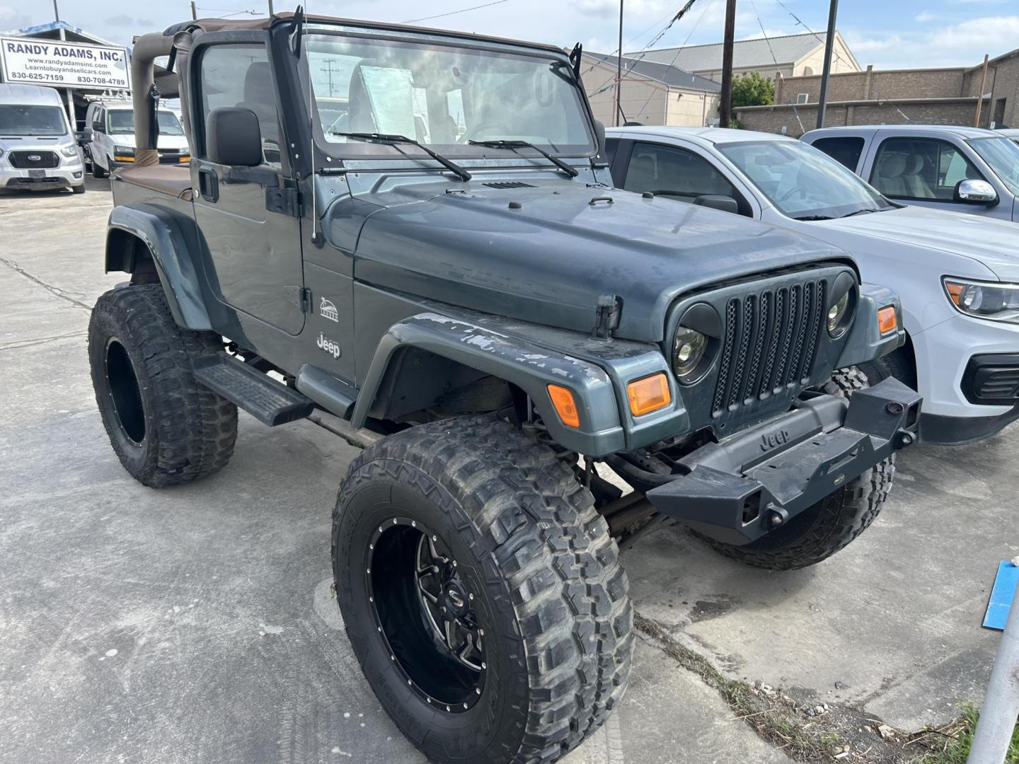 2004 Jeep Wrangler Sahara (1J4FA59S24P) with an 4.0L L6 OHV 12V engine, located at 1687 Business 35 S, New Braunfels, TX, 78130, (830) 625-7159, 29.655487, -98.051491 - Photo#3