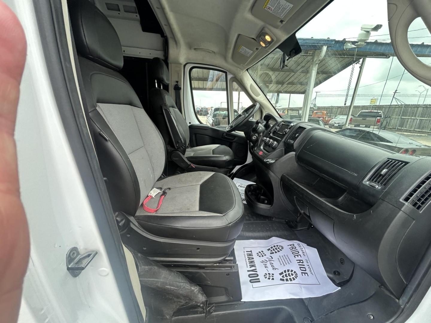 2020 White RAM Promaster 2500 High Roof Tradesman 136-in. WB (3C6TRVCG9LE) with an 3.6L V6 engine, 6A transmission, located at 1687 Business 35 S, New Braunfels, TX, 78130, (830) 625-7159, 29.655487, -98.051491 - Photo#1