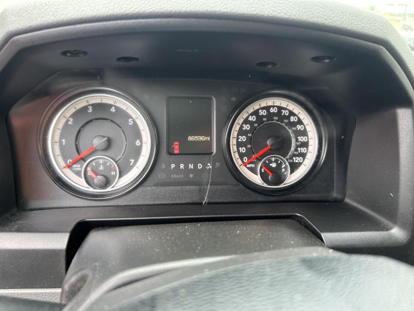 2018 White RAM 1500 Tradesman Crew Cab SWB 4WD (1C6RR7KG4JS) with an 3.6L V6 DOHC 24V FFV engine, 8A transmission, located at 1687 Business 35 S, New Braunfels, TX, 78130, (830) 625-7159, 29.655487, -98.051491 - Photo#12