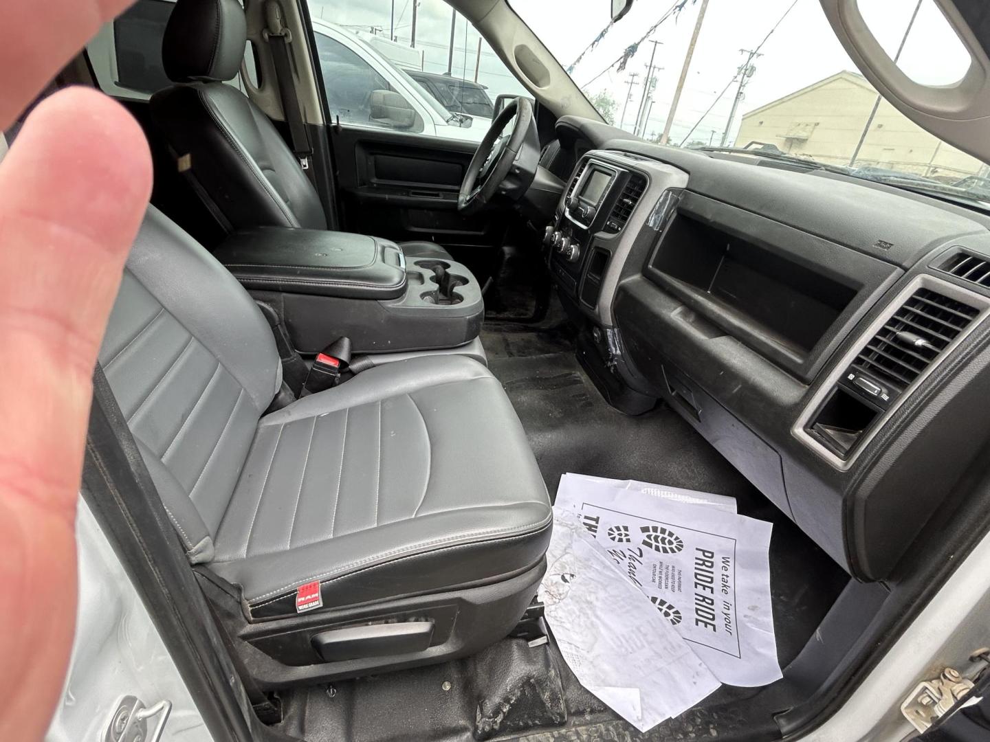 2022 White RAM 1500 Classic Tradesman Quad Cab 2WD (1C6RR6FG3NS) with an 3.6L V6 DOHC 24V FFV engine, 8A transmission, located at 1687 Business 35 S, New Braunfels, TX, 78130, (830) 625-7159, 29.655487, -98.051491 - Photo#2