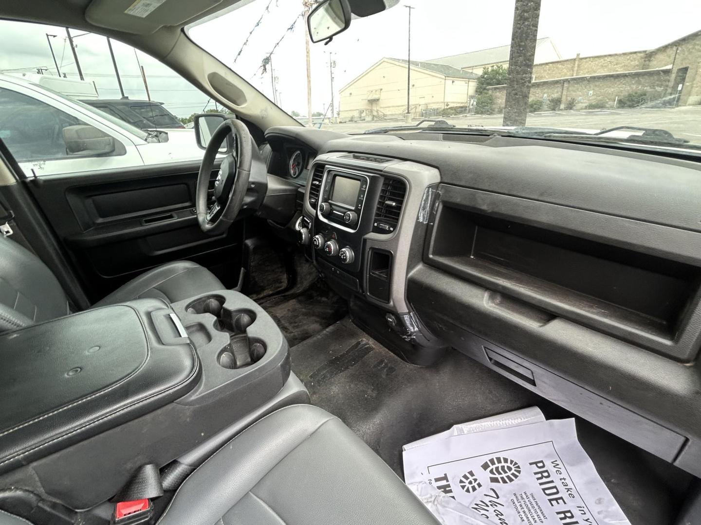2022 White RAM 1500 Classic Tradesman Quad Cab 2WD (1C6RR6FG3NS) with an 3.6L V6 DOHC 24V FFV engine, 8A transmission, located at 1687 Business 35 S, New Braunfels, TX, 78130, (830) 625-7159, 29.655487, -98.051491 - Photo#3