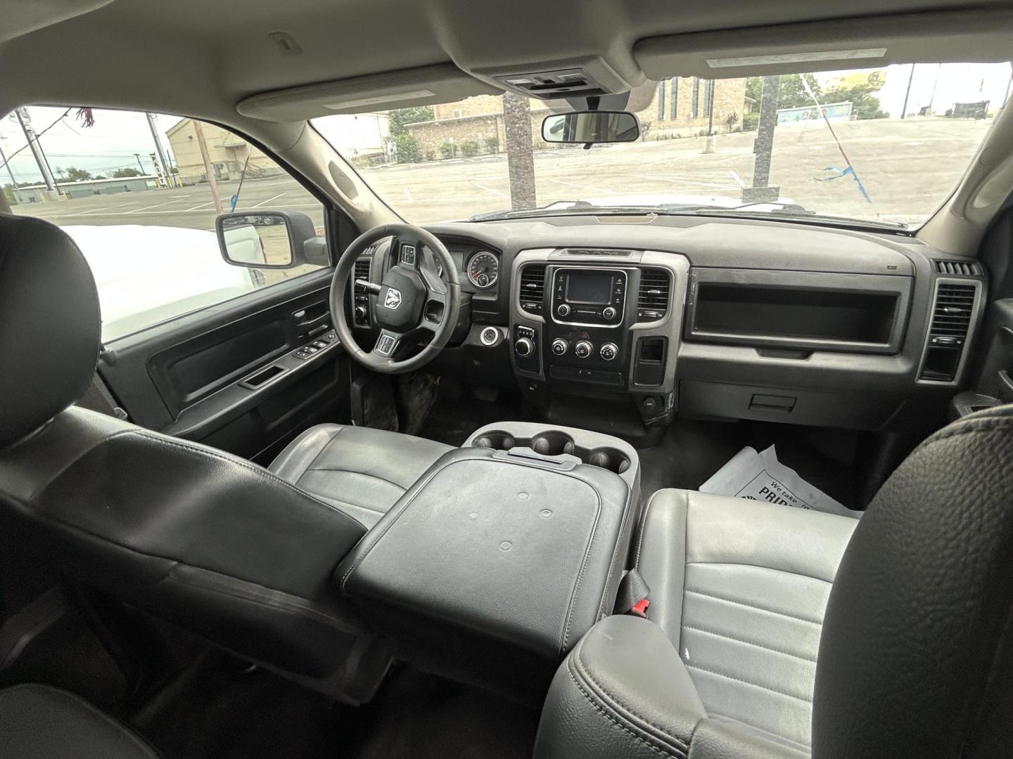 2022 White RAM 1500 Classic Tradesman Quad Cab 2WD (1C6RR6FG3NS) with an 3.6L V6 DOHC 24V FFV engine, 8A transmission, located at 1687 Business 35 S, New Braunfels, TX, 78130, (830) 625-7159, 29.655487, -98.051491 - Photo#5