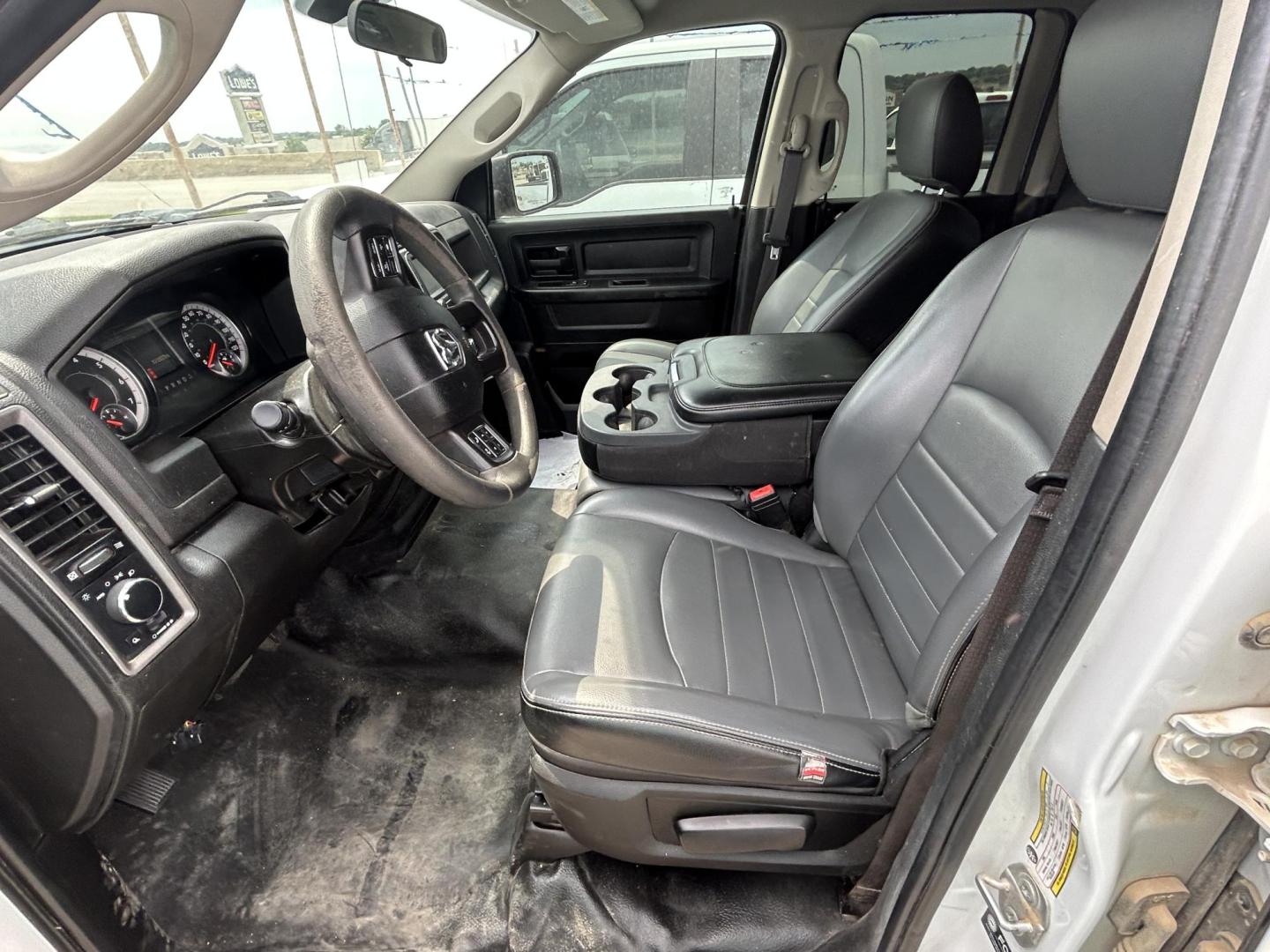 2022 White RAM 1500 Classic Tradesman Quad Cab 2WD (1C6RR6FG3NS) with an 3.6L V6 DOHC 24V FFV engine, 8A transmission, located at 1687 Business 35 S, New Braunfels, TX, 78130, (830) 625-7159, 29.655487, -98.051491 - Photo#11