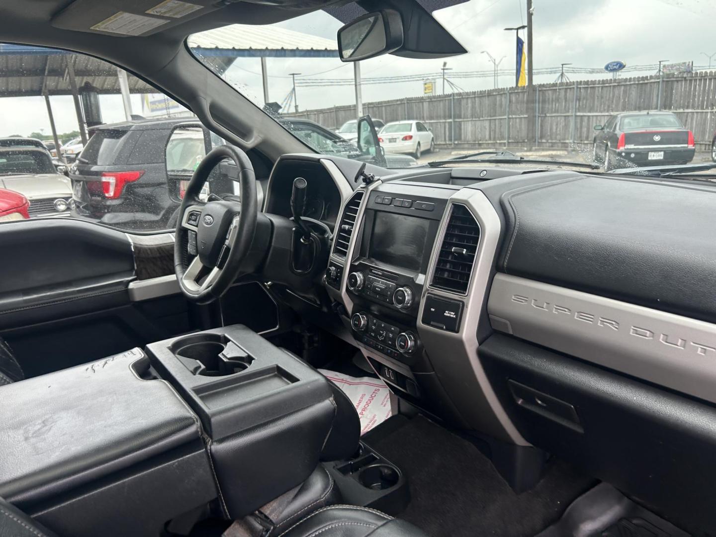 2019 Maroon Ford F-350 SD Lariat Crew Cab Long Bed DRW 4WD (1FT8W3DT1KE) with an 6.7L V8 OHV 16V DIESEL engine, 6A transmission, located at 1687 Business 35 S, New Braunfels, TX, 78130, (830) 625-7159, 29.655487, -98.051491 - Photo#3