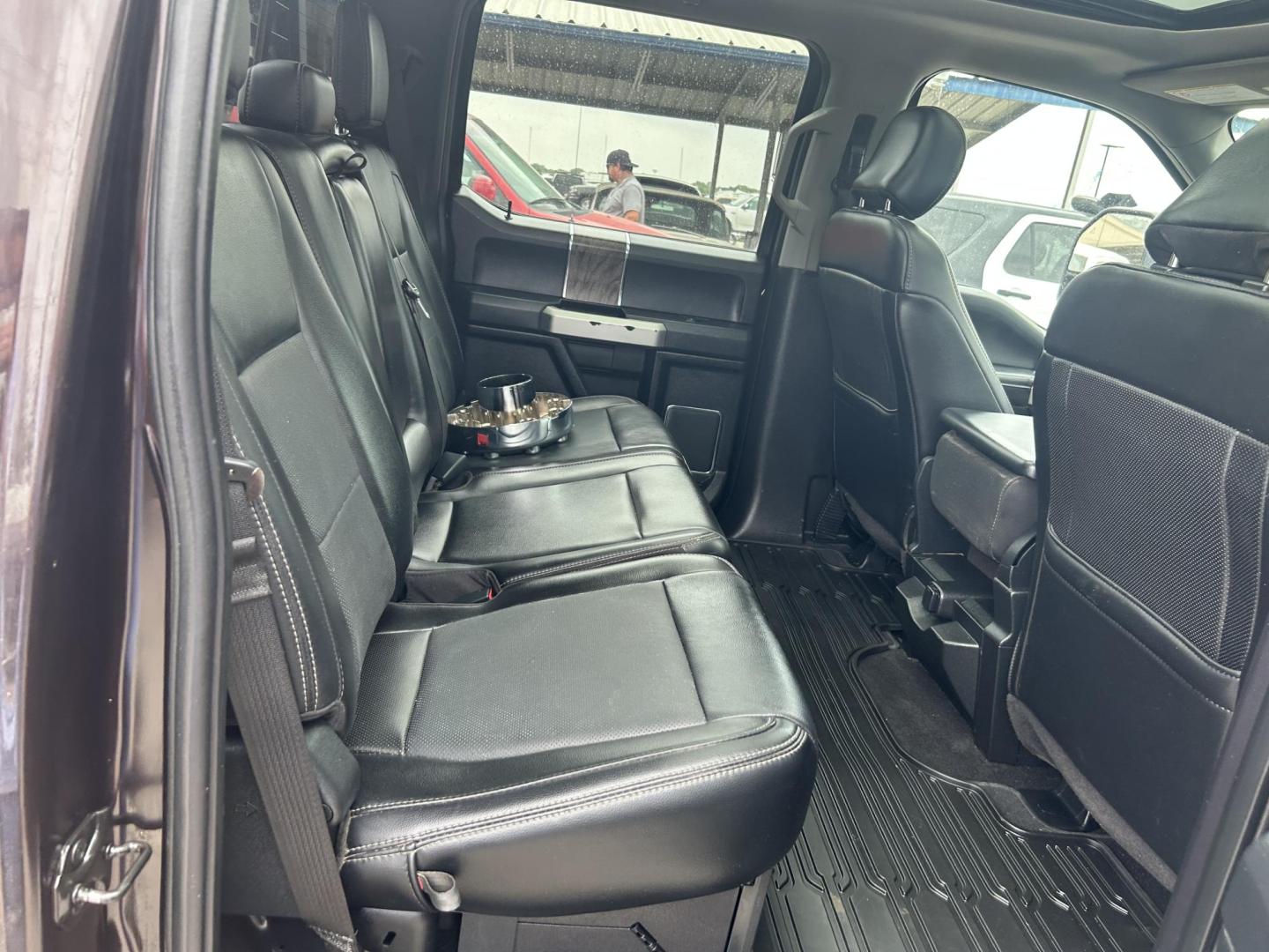 2019 Maroon Ford F-350 SD Lariat Crew Cab Long Bed DRW 4WD (1FT8W3DT1KE) with an 6.7L V8 OHV 16V DIESEL engine, 6A transmission, located at 1687 Business 35 S, New Braunfels, TX, 78130, (830) 625-7159, 29.655487, -98.051491 - Photo#4