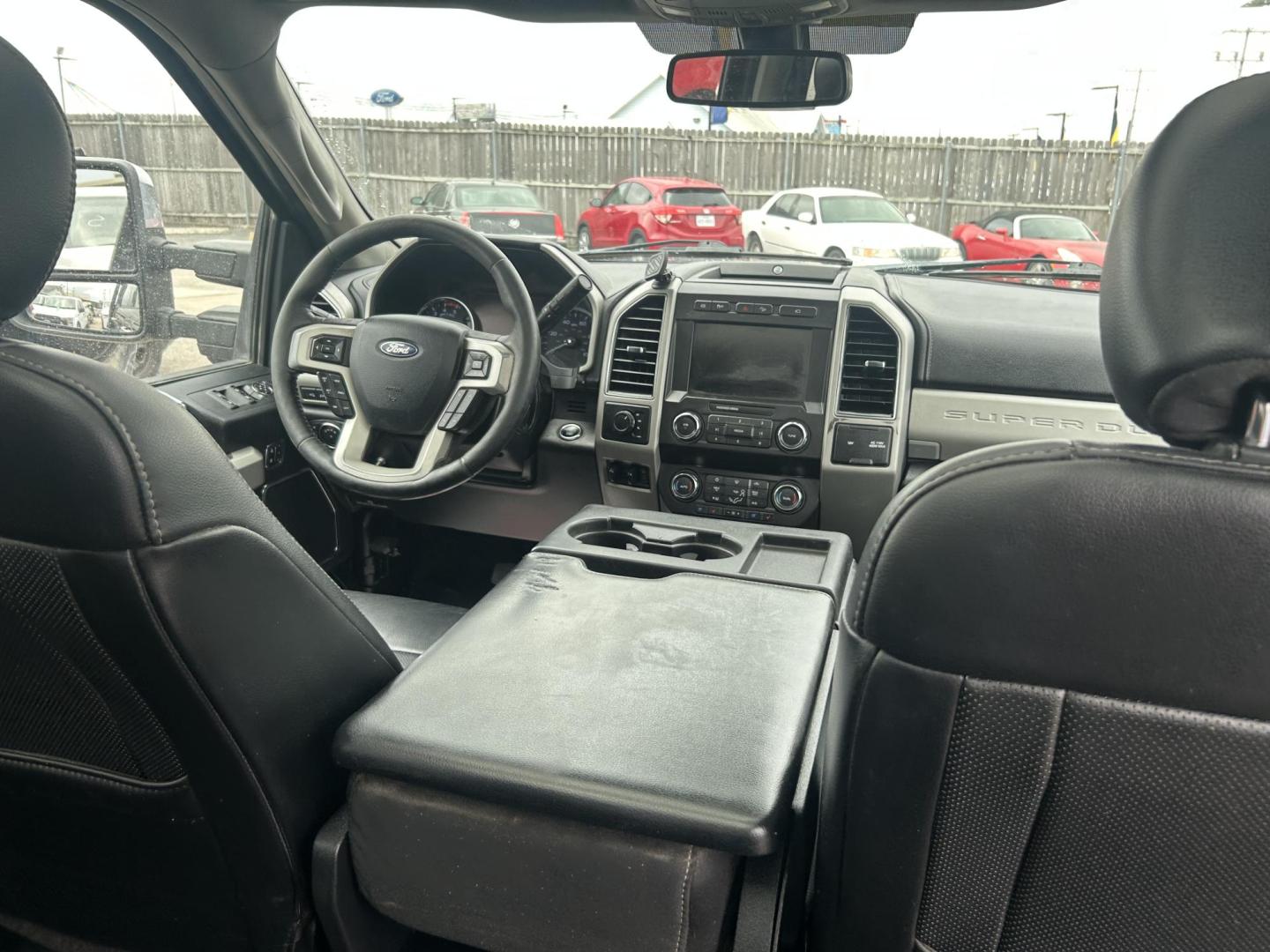 2019 Maroon Ford F-350 SD Lariat Crew Cab Long Bed DRW 4WD (1FT8W3DT1KE) with an 6.7L V8 OHV 16V DIESEL engine, 6A transmission, located at 1687 Business 35 S, New Braunfels, TX, 78130, (830) 625-7159, 29.655487, -98.051491 - Photo#5