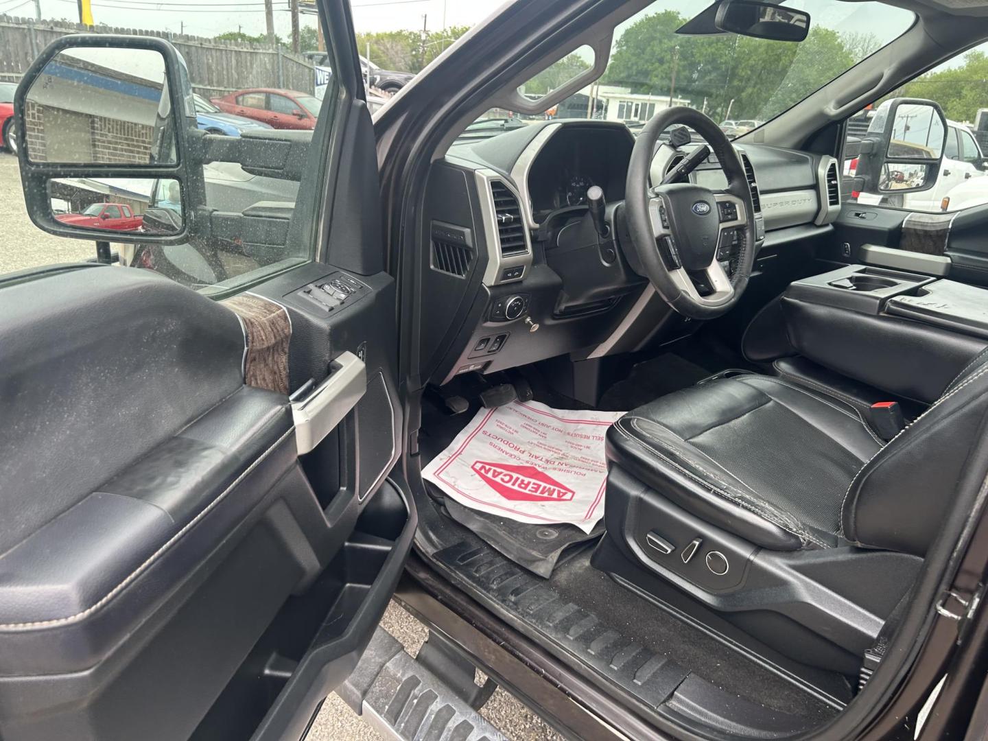 2019 Maroon Ford F-350 SD Lariat Crew Cab Long Bed DRW 4WD (1FT8W3DT1KE) with an 6.7L V8 OHV 16V DIESEL engine, 6A transmission, located at 1687 Business 35 S, New Braunfels, TX, 78130, (830) 625-7159, 29.655487, -98.051491 - Photo#9