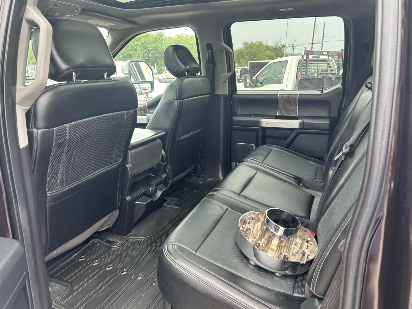 2019 Maroon Ford F-350 SD Lariat Crew Cab Long Bed DRW 4WD (1FT8W3DT1KE) with an 6.7L V8 OHV 16V DIESEL engine, 6A transmission, located at 1687 Business 35 S, New Braunfels, TX, 78130, (830) 625-7159, 29.655487, -98.051491 - Photo#8