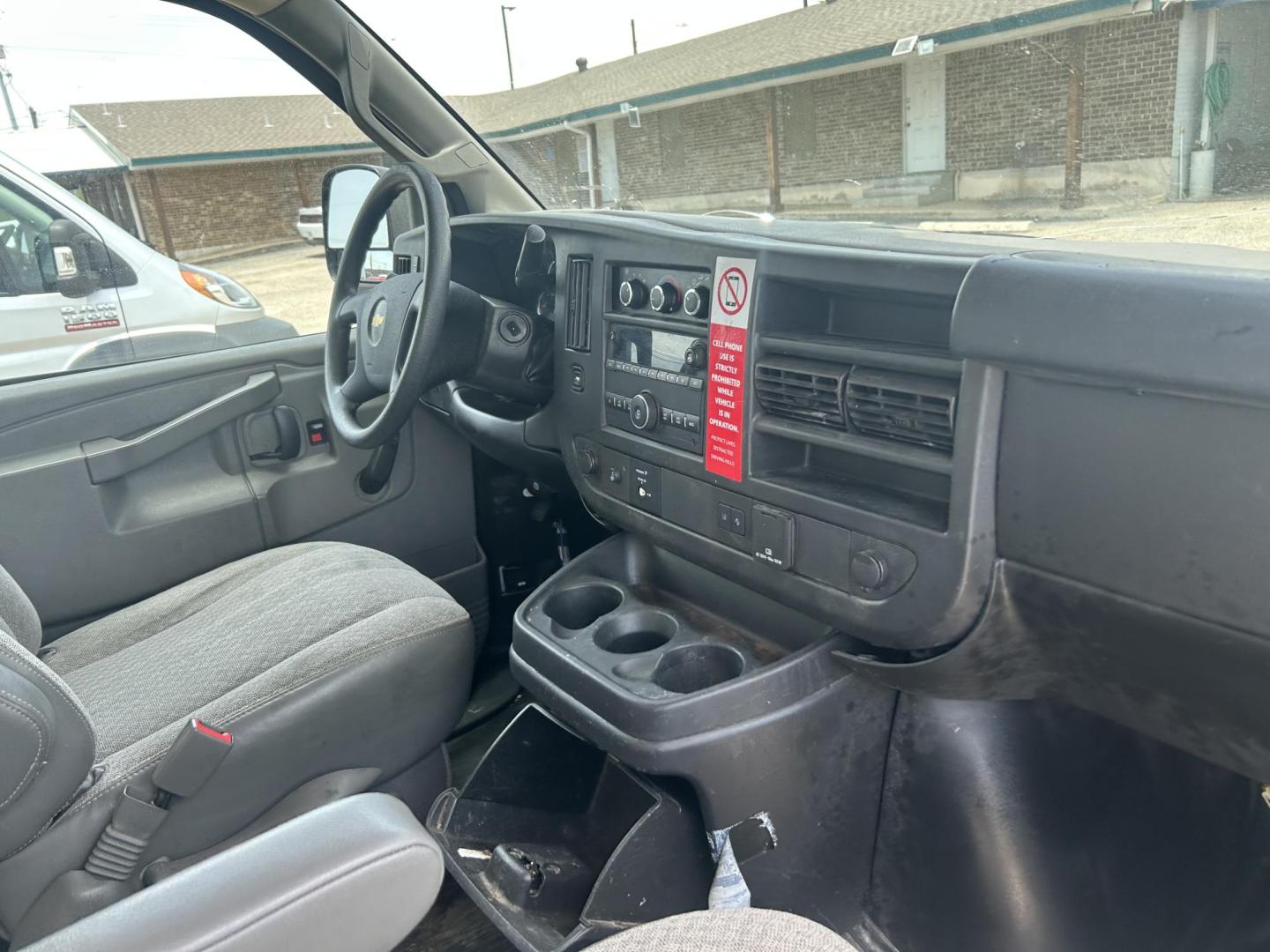 2019 White Chevrolet Express G3500 139" (1GB0GRFP6K1) with an 4.3L V6 F OHV 12V engine, 6A transmission, located at 1687 Business 35 S, New Braunfels, TX, 78130, (830) 625-7159, 29.655487, -98.051491 - Photo#7