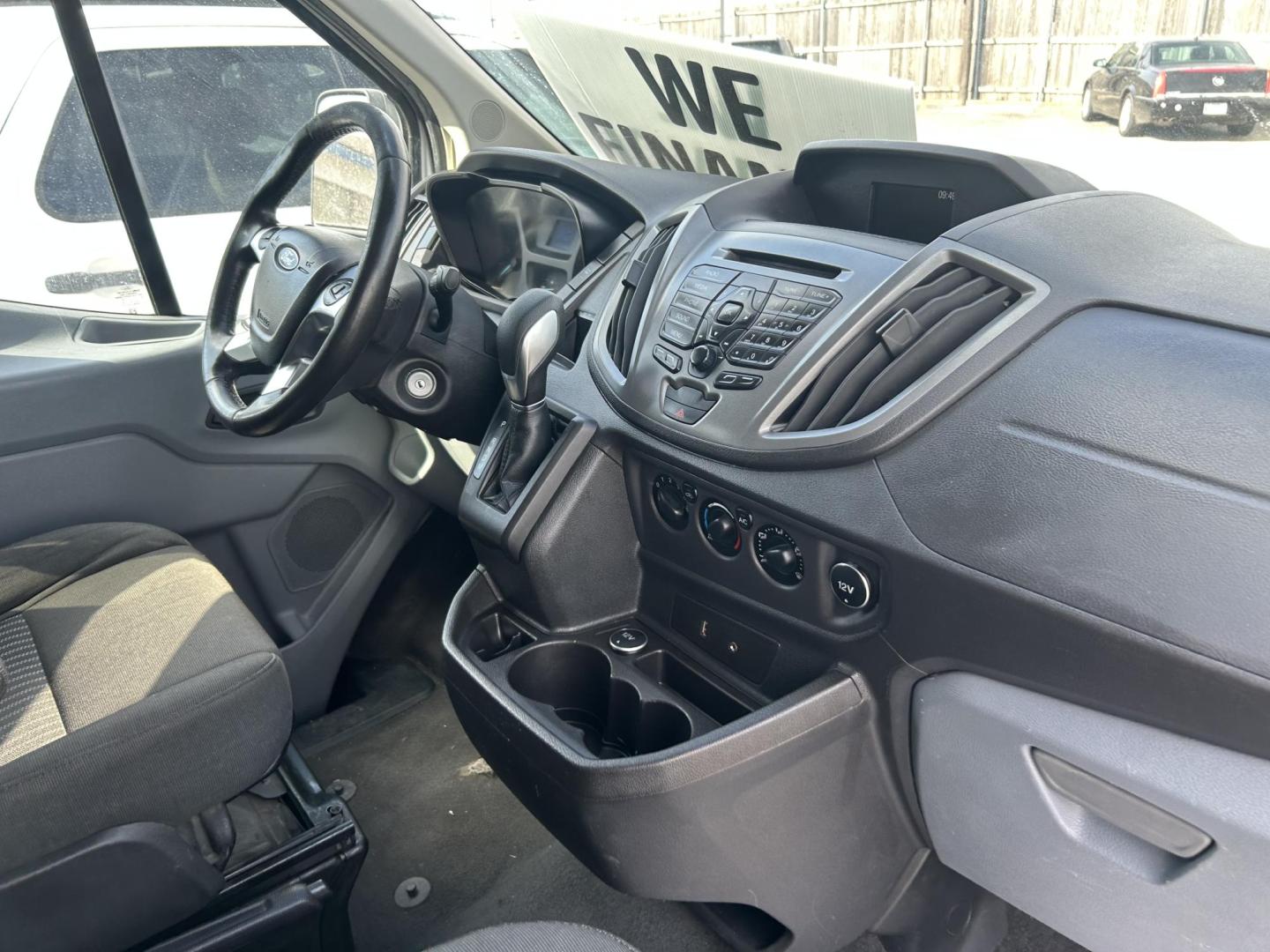 2016 White Ford Transit 350 Wagon Low Roof XLT 60/40 Pass. 148-in. WB (1FBZX2ZM6GK) with an 3.7L V6 DOHC 24V engine, 6A transmission, located at 1687 Business 35 S, New Braunfels, TX, 78130, (830) 625-7159, 29.655487, -98.051491 - Photo#3