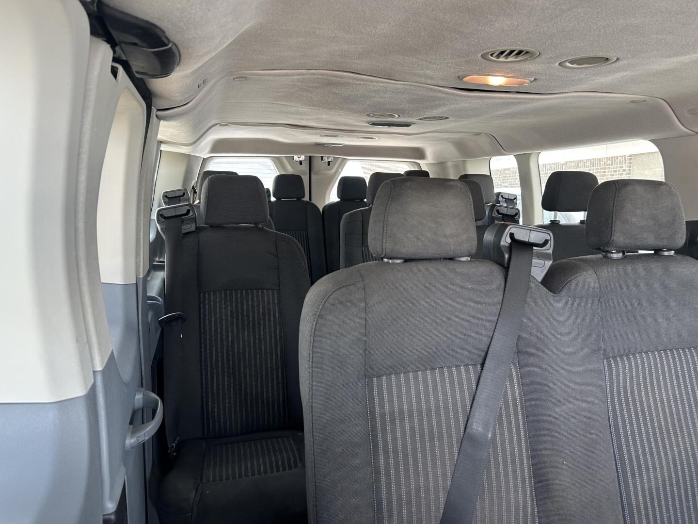 2016 White Ford Transit 350 Wagon Low Roof XLT 60/40 Pass. 148-in. WB (1FBZX2ZM6GK) with an 3.7L V6 DOHC 24V engine, 6A transmission, located at 1687 Business 35 S, New Braunfels, TX, 78130, (830) 625-7159, 29.655487, -98.051491 - Photo#4