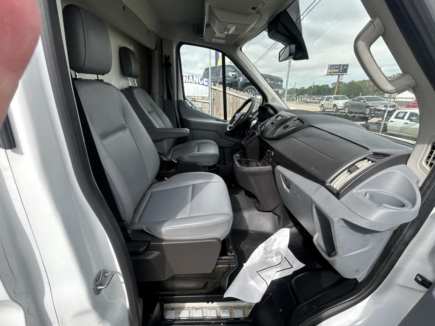 2019 White Ford Transit T-350 HD DRW (1FDBF6PMXKK) with an 3.7L V6 DOHC 24V engine, located at 1687 Business 35 S, New Braunfels, TX, 78130, (830) 625-7159, 29.655487, -98.051491 - Photo#2