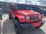 2017 Red Jeep Wrangler Unlimited Sahara 4WD (1C4HJWEGXHL) with an 3.6L V6 DOHC 24V FFV engine, located at 1687 Business 35 S, New Braunfels, TX, 78130, (830) 625-7159, 29.655487, -98.051491 - Photo#2
