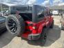 2017 Red Jeep Wrangler Unlimited Sahara 4WD (1C4HJWEGXHL) with an 3.6L V6 DOHC 24V FFV engine, located at 1687 Business 35 S, New Braunfels, TX, 78130, (830) 625-7159, 29.655487, -98.051491 - Photo#7