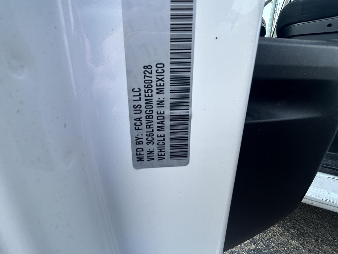 2021 White RAM Promaster 1500 High Roof 136-in. WB (3C6LRVBG0ME) with an 3.6L V6 engine, 6A transmission, located at 1687 Business 35 S, New Braunfels, TX, 78130, (830) 625-7159, 29.655487, -98.051491 - Photo#15