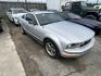 2006 Silver Ford Mustang V6 Deluxe Coupe (1ZVFT80N765) with an 4.0L V6 SOHC 12V engine, located at 1687 Business 35 S, New Braunfels, TX, 78130, (830) 625-7159, 29.655487, -98.051491 - Photo#3