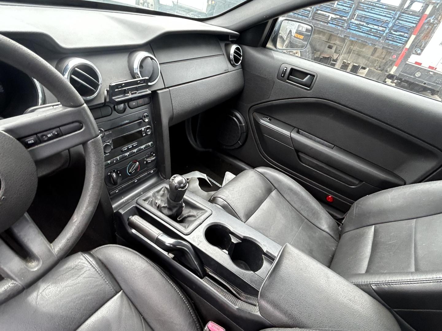 2006 Silver Ford Mustang V6 Deluxe Coupe (1ZVFT80N765) with an 4.0L V6 SOHC 12V engine, located at 1687 Business 35 S, New Braunfels, TX, 78130, (830) 625-7159, 29.655487, -98.051491 - Photo#10