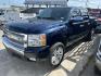 2007 Blue Chevrolet Silverado 1500 LT1 Crew Cab 2WD (2GCEC13J571) with an 5.3L V8 OHV 16V engine, 4-Speed Automatic Overdrive transmission, located at 1687 Business 35 S, New Braunfels, TX, 78130, (830) 625-7159, 29.655487, -98.051491 - Photo#0