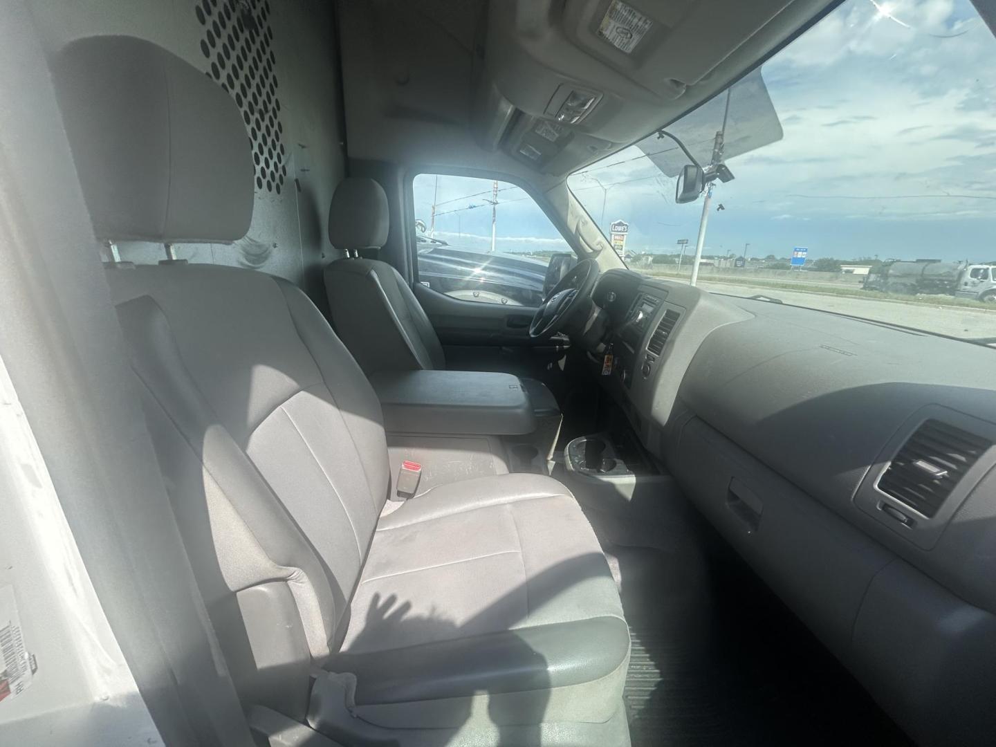 2017 White Nissan NV Cargo 2500 HD SV V8 High Roof (1N6AF0LY4HN) with an 5.6L V8 DOHC 32V engine, 5A transmission, located at 1687 Business 35 S, New Braunfels, TX, 78130, (830) 625-7159, 29.655487, -98.051491 - Photo#2