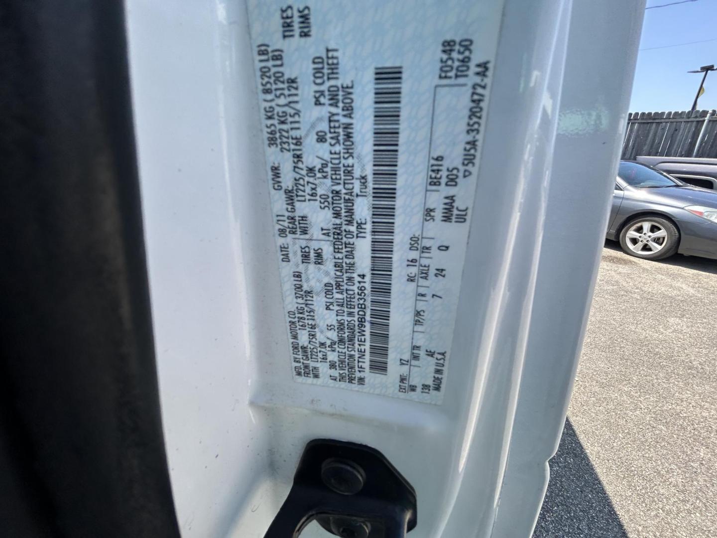 2011 Ford E-Series Van E-150 (1FTNE1EW9BD) with an 4.6L V8 SOHC 16V engine, 4-Speed Automatic transmission, located at 1687 Business 35 S, New Braunfels, TX, 78130, (830) 625-7159, 29.655487, -98.051491 - Photo#11