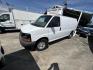 2017 White Chevrolet Express 2500 Cargo van (1GCWGAFF8H1) with an 4.8L V8 FFV engine, 6A transmission, located at 1687 Business 35 S, New Braunfels, TX, 78130, (830) 625-7159, 29.655487, -98.051491 - Photo#0