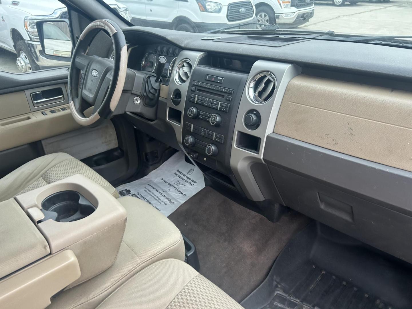 2010 Maroon Ford F-150 Lariat SuperCab 6.5-ft. Bed 2WD (1FTEX1C89AK) with an 4.6L V8 SOHC 24V engine, 4-Speed Automatic transmission, located at 1687 Business 35 S, New Braunfels, TX, 78130, (830) 625-7159, 29.655487, -98.051491 - Photo#7