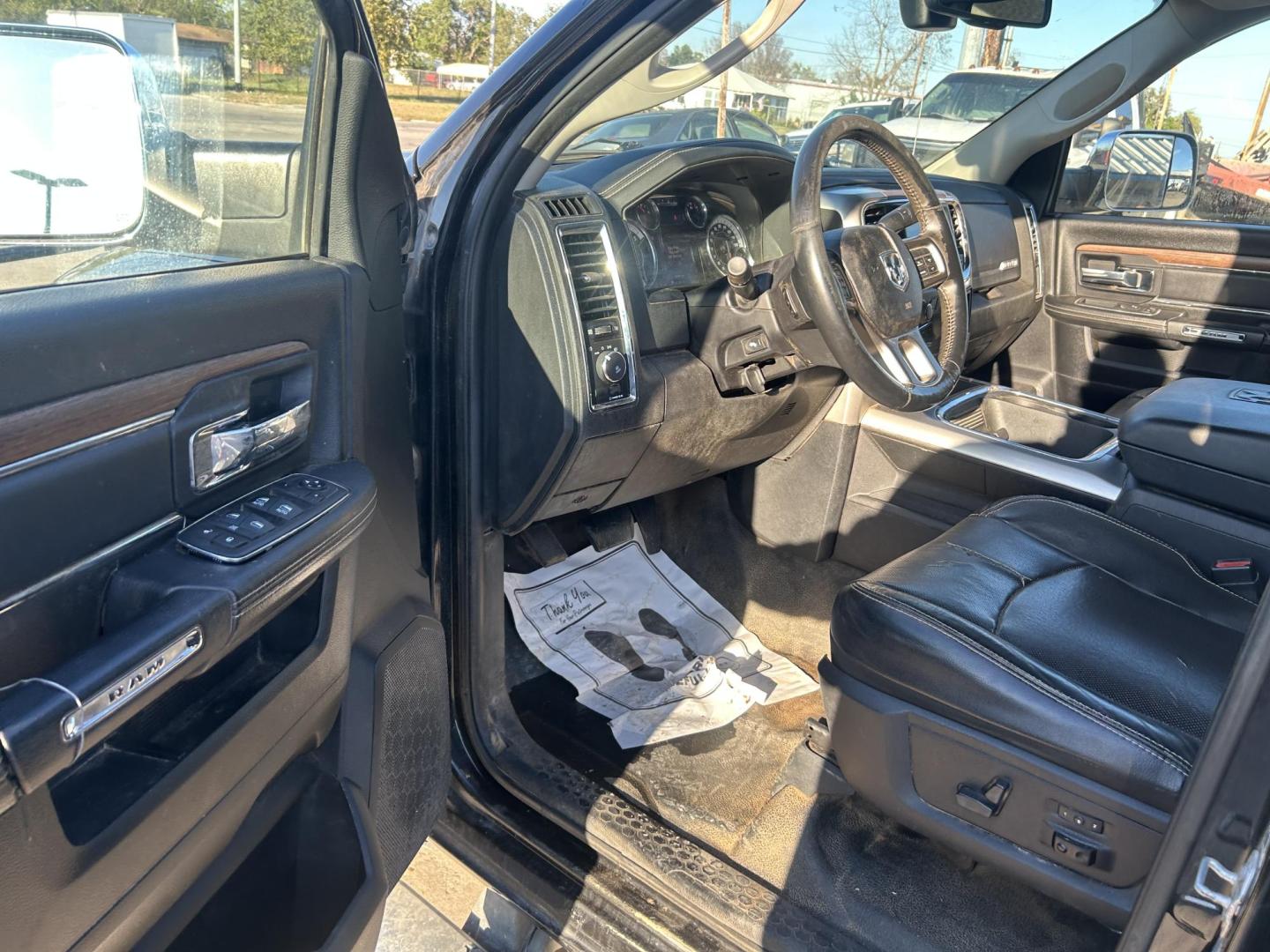 2016 Black RAM 3500 Crew Cab 4WD DRW (3C7WRTCLXGG) with an 6.7L L6 OHV 24V TURBO DIESEL engine, 6A transmission, located at 1687 Business 35 S, New Braunfels, TX, 78130, (830) 625-7159, 29.655487, -98.051491 - Photo#10