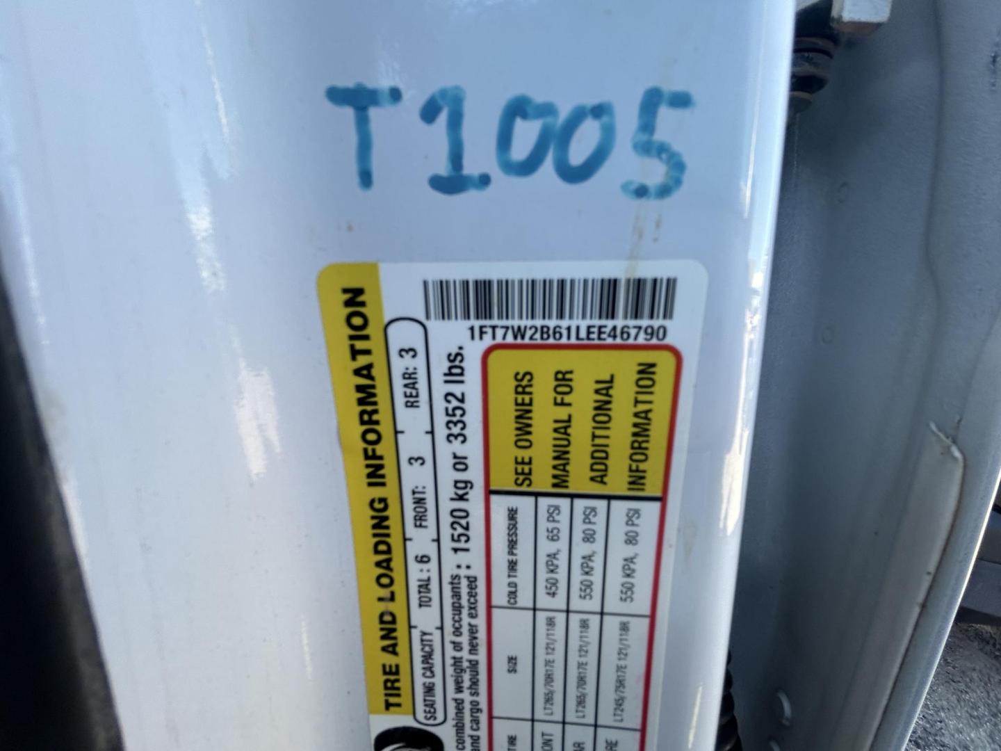 2020 White Ford F-250 SD XL Crew Cab 4WD (1FT7W2B61LE) with an 6.2L V8 OHV 16V engine, 6A transmission, located at 1687 Business 35 S, New Braunfels, TX, 78130, (830) 625-7159, 29.655487, -98.051491 - Photo#11