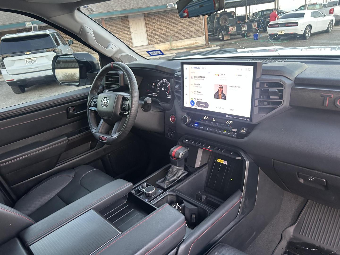 2023 White Toyota Tundra TRD PRO CrewMax 4WD Hybrid (5TFPC5DB2PX) with an 3.4L V6 DOHC 24V HYBRID engine, 6A transmission, located at 1687 Business 35 S, New Braunfels, TX, 78130, (830) 625-7159, 29.655487, -98.051491 - Photo#3