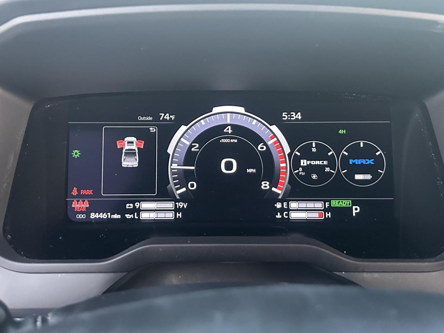 2023 White Toyota Tundra TRD PRO CrewMax 4WD Hybrid (5TFPC5DB2PX) with an 3.4L V6 DOHC 24V HYBRID engine, 6A transmission, located at 1687 Business 35 S, New Braunfels, TX, 78130, (830) 625-7159, 29.655487, -98.051491 - Photo#10