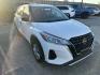 2022 White Nissan Kicks S (3N1CP5BV5NL) with an 1.6L L4 engine, CVT transmission, located at 1687 Business 35 S, New Braunfels, TX, 78130, (830) 625-7159, 29.655487, -98.051491 - Photo#1