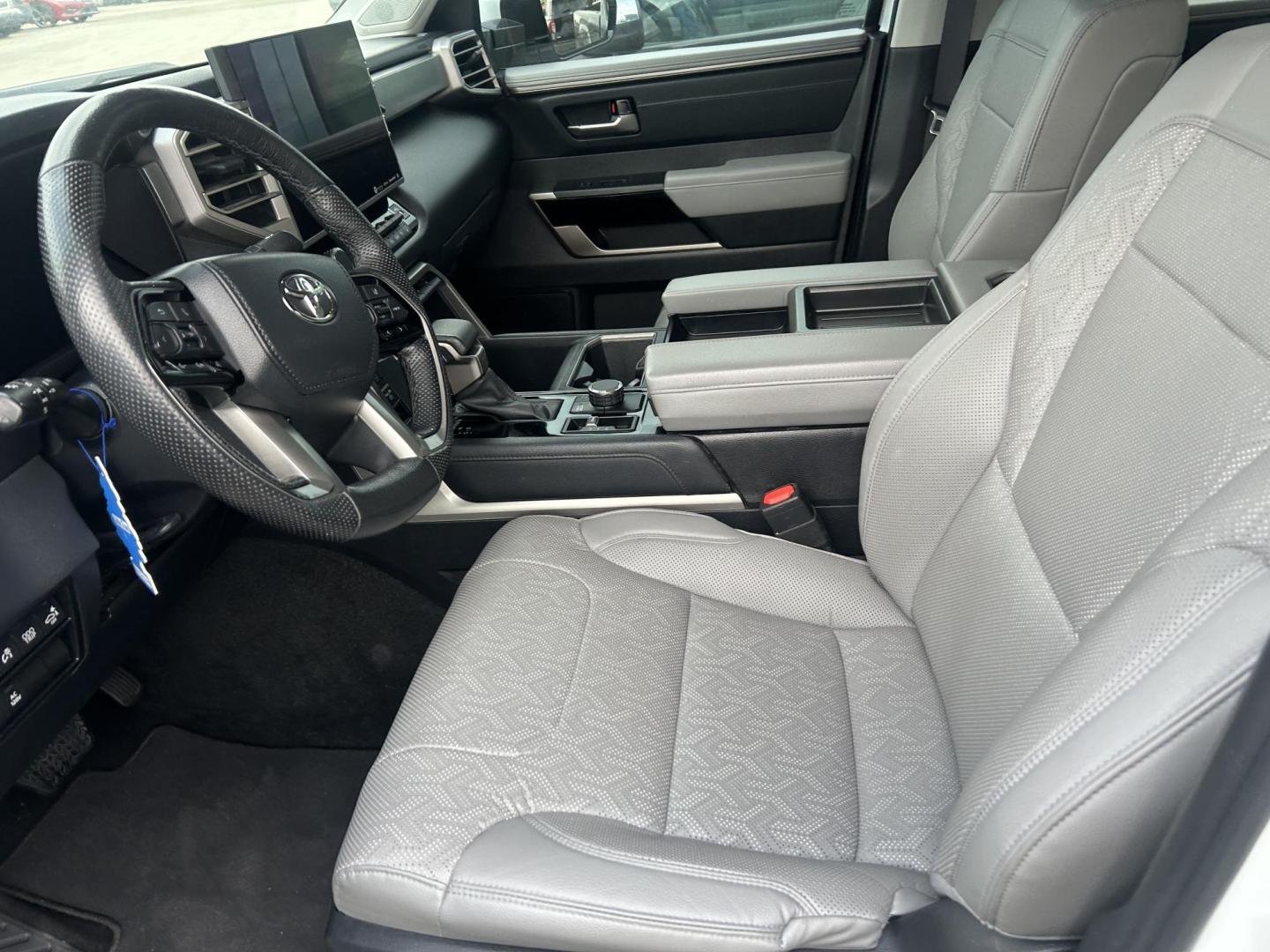 2024 White Toyota Tundra Limited CrewMax 4WD Hybrid (5TFJC5DB3RX) with an 3.4L V6 DOHC 24V HYBRID engine, 6A transmission, located at 1687 Business 35 S, New Braunfels, TX, 78130, (830) 625-7159, 29.655487, -98.051491 - Photo#10