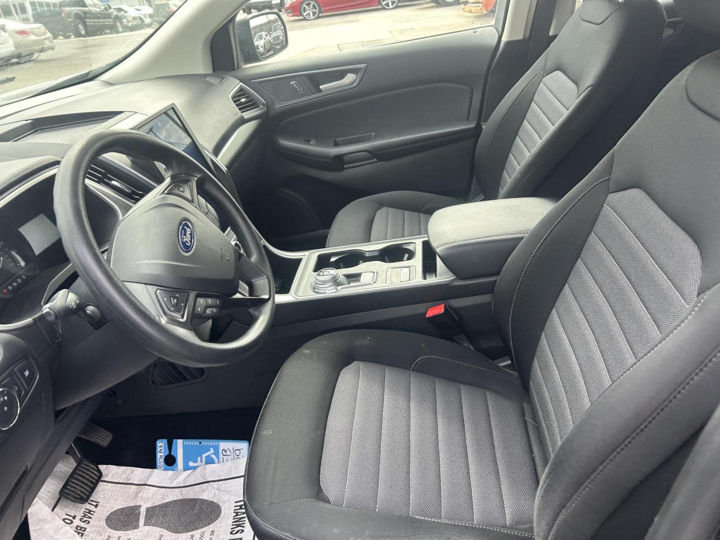 2021 Black Ford Edge SE AWD (2FMPK4G94MB) with an 2.0L L4 DOHC 16V engine, 6A transmission, located at 1687 Business 35 S, New Braunfels, TX, 78130, (830) 625-7159, 29.655487, -98.051491 - Photo#10