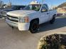 2008 White Chevrolet Silverado 1500 LT1 Long Box 2WD (1GCEC14X88Z) with an 4.3L V6 OHV 12V engine, 4-Speed Automatic Overdrive transmission, located at 1687 Business 35 S, New Braunfels, TX, 78130, (830) 625-7159, 29.655487, -98.051491 - Photo#0