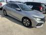 2017 Silver Honda Civic LX CVT (SHHFK7H20HU) with an 2.0L L4 DOHC 16V TURBO engine, CVT transmission, located at 1687 Business 35 S, New Braunfels, TX, 78130, (830) 625-7159, 29.655487, -98.051491 - Photo#1