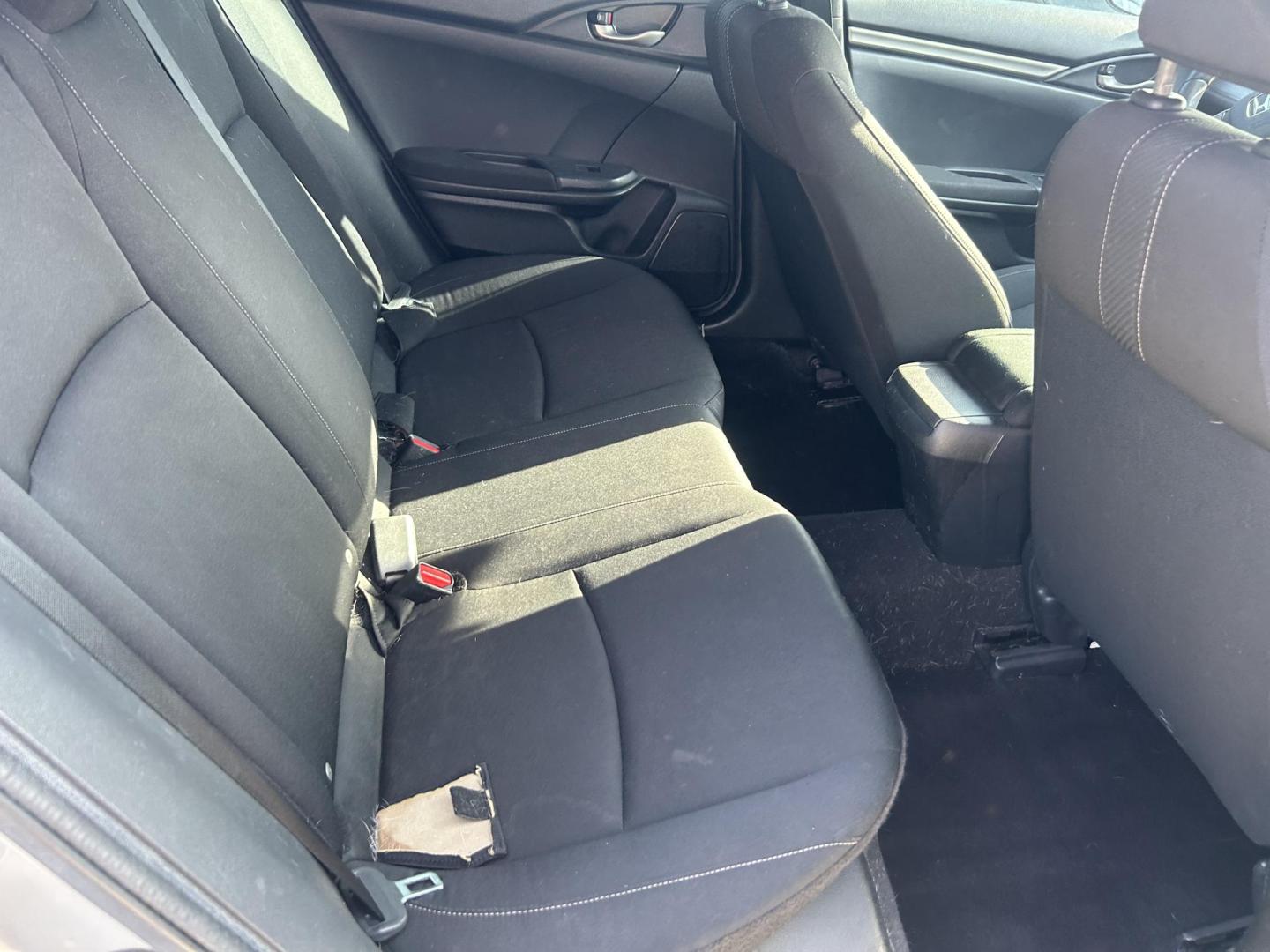 2017 Silver Honda Civic LX CVT (SHHFK7H20HU) with an 2.0L L4 DOHC 16V TURBO engine, CVT transmission, located at 1687 Business 35 S, New Braunfels, TX, 78130, (830) 625-7159, 29.655487, -98.051491 - Photo#4