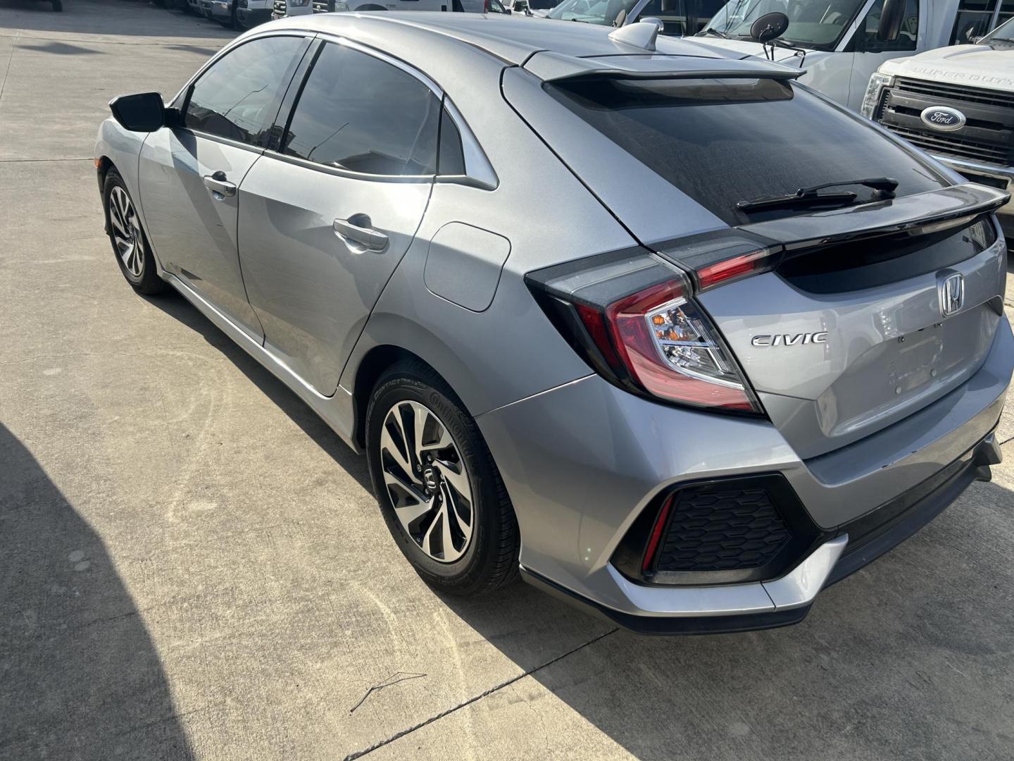 2017 Silver Honda Civic LX CVT (SHHFK7H20HU) with an 2.0L L4 DOHC 16V TURBO engine, CVT transmission, located at 1687 Business 35 S, New Braunfels, TX, 78130, (830) 625-7159, 29.655487, -98.051491 - Photo#7