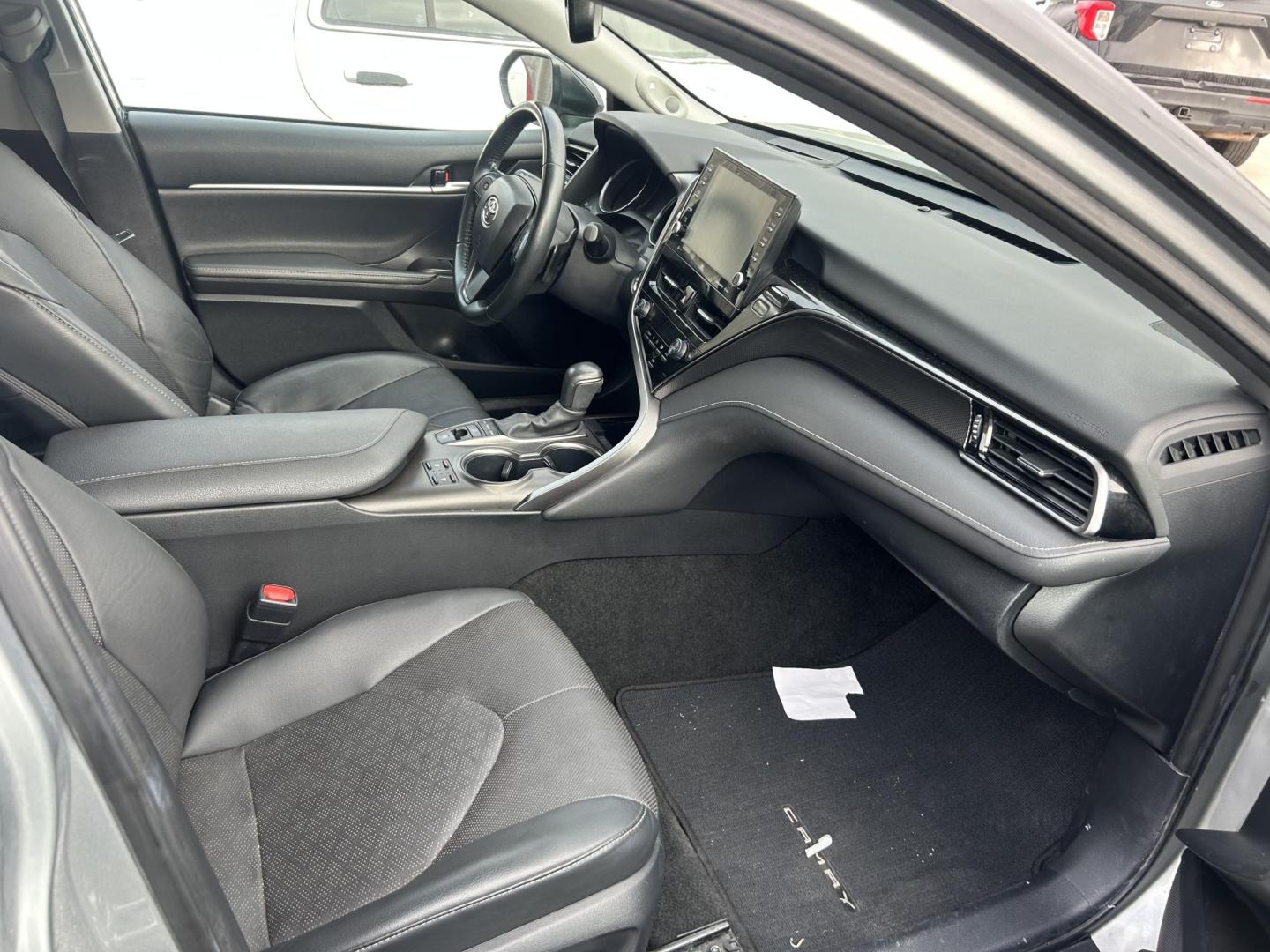 2023 Silver Toyota Camry XSE V6 (4T1KZ1AK0PU) with an 3.0L V6 DOHC 24V engine, 8A transmission, located at 1687 Business 35 S, New Braunfels, TX, 78130, (830) 625-7159, 29.655487, -98.051491 - Photo#2