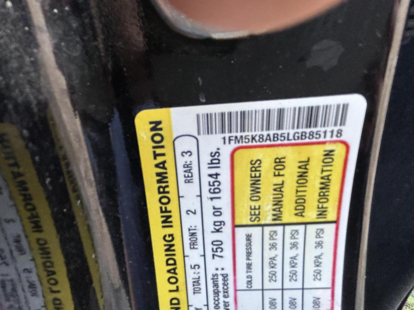 2020 Black Ford Explorer Police 4WD (1FM5K8AB5LG) with an 3.3L V6 DOHC 24V engine, 10A transmission, located at 1687 Business 35 S, New Braunfels, TX, 78130, (830) 625-7159, 29.655487, -98.051491 - Photo#11