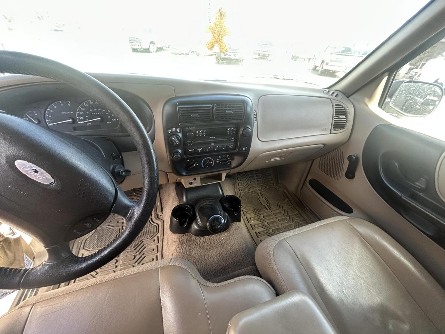 2001 Tan Ford Ranger Edge Plus SuperCab 4.0 4WD (1FTZR15E81P) with an 4.0L V6 SOHC 12V engine, 5-Speed Manual Overdrive transmission, located at 1687 Business 35 S, New Braunfels, TX, 78130, (830) 625-7159, 29.655487, -98.051491 - Photo#10