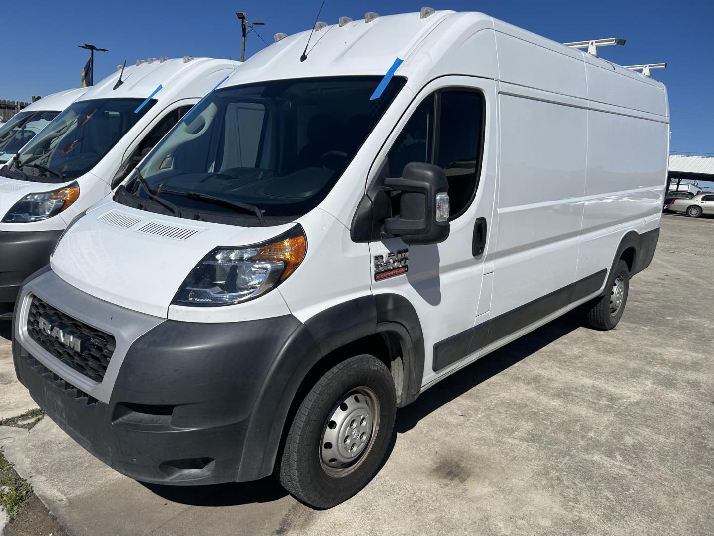 2020 White RAM Promaster 3500 High Roof Tradesman 159-in. WB Ext (3C6URVJG3LE) with an 3.6L V6 engine, 6A transmission, located at 1687 Business 35 S, New Braunfels, TX, 78130, (830) 625-7159, 29.655487, -98.051491 - Photo#0