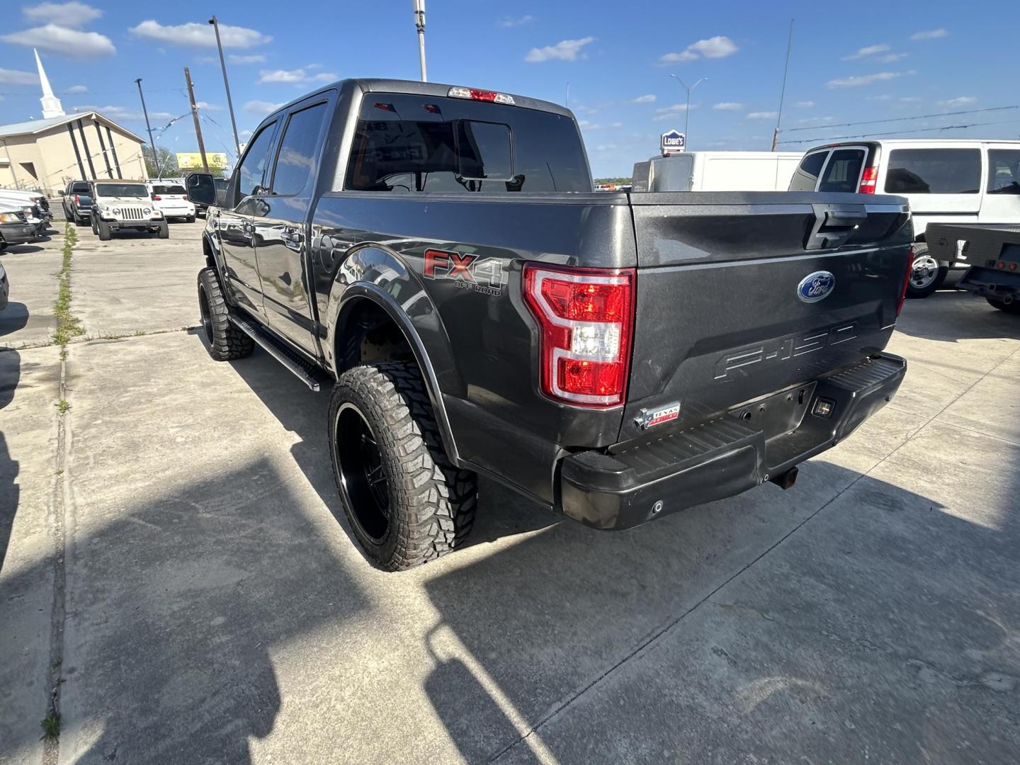 2019 Gray Ford F-150 Lariat SuperCrew 5.5-ft. Bed 4WD (1FTEW1E55KK) with an 5.0L V8 OHV 32V engine, 6A transmission, located at 1687 Business 35 S, New Braunfels, TX, 78130, (830) 625-7159, 29.655487, -98.051491 - Photo#11