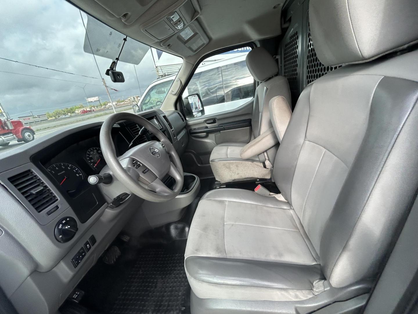 2017 White Nissan NV Cargo 1500 SV (1N6BF0KM7HN) with an 4.0L V6 engine, 5A transmission, located at 1687 Business 35 S, New Braunfels, TX, 78130, (830) 625-7159, 29.655487, -98.051491 - Photo#9